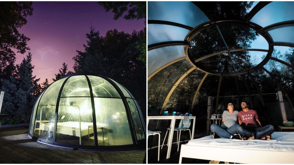 RécréoParc : Tu peux dormir dans cette bulle à seulement 20 minutes de Montréal