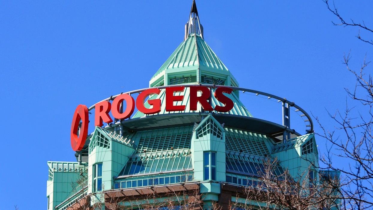 red rogers sign on a building