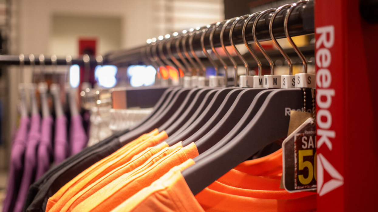 Reebok clothing.