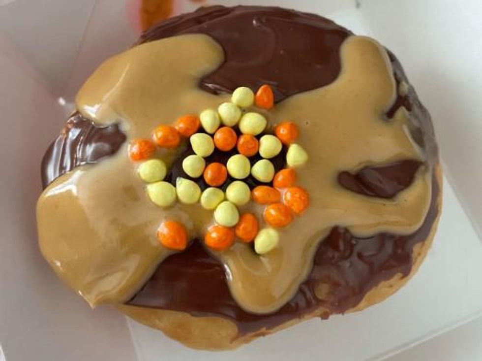 Reese's Peanut Butter Cheesecake Dream Donut.