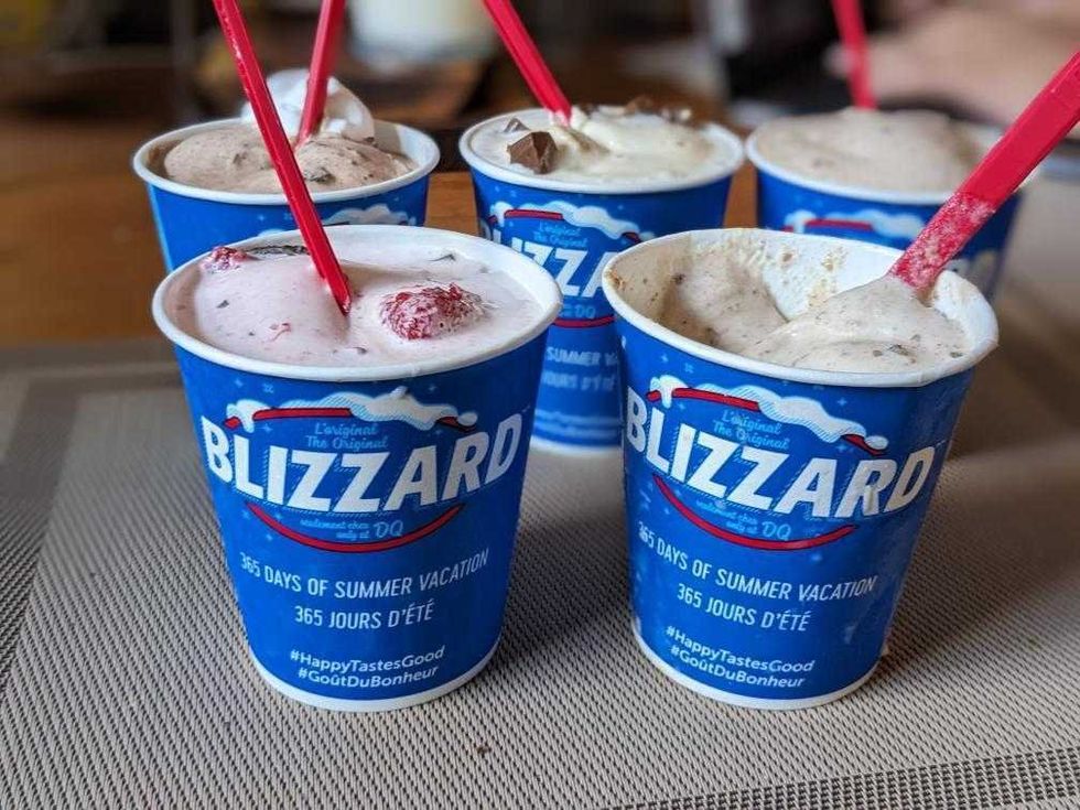 REESE'S Peanut Butter Cup Pie Blizzard.