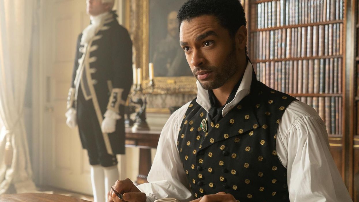 Rege-Jean Page In Bridgerton As Duke Simon.