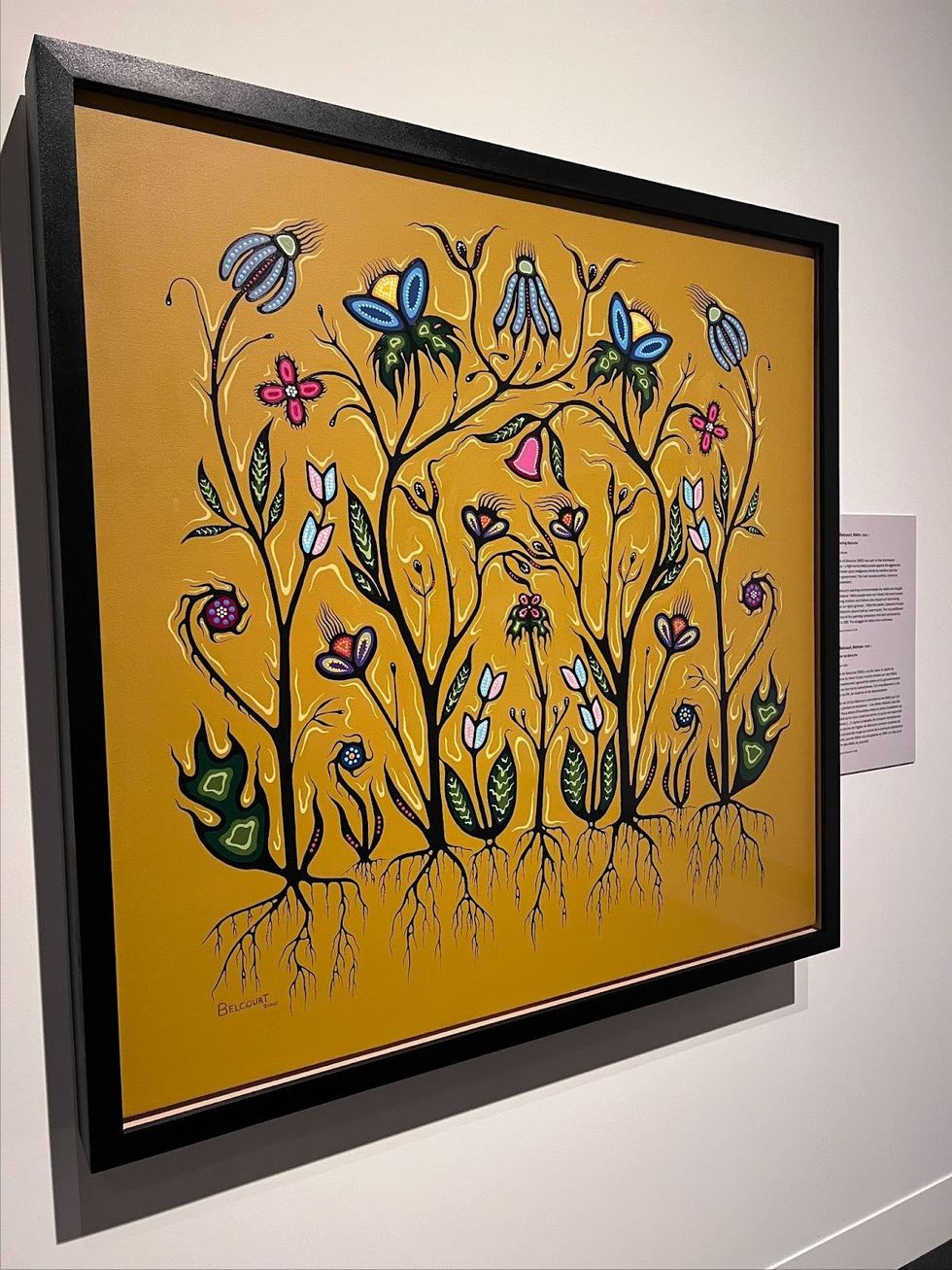 'Remembering Batoche' by M\u00e9tis artist Christi Belcourt, 2001.