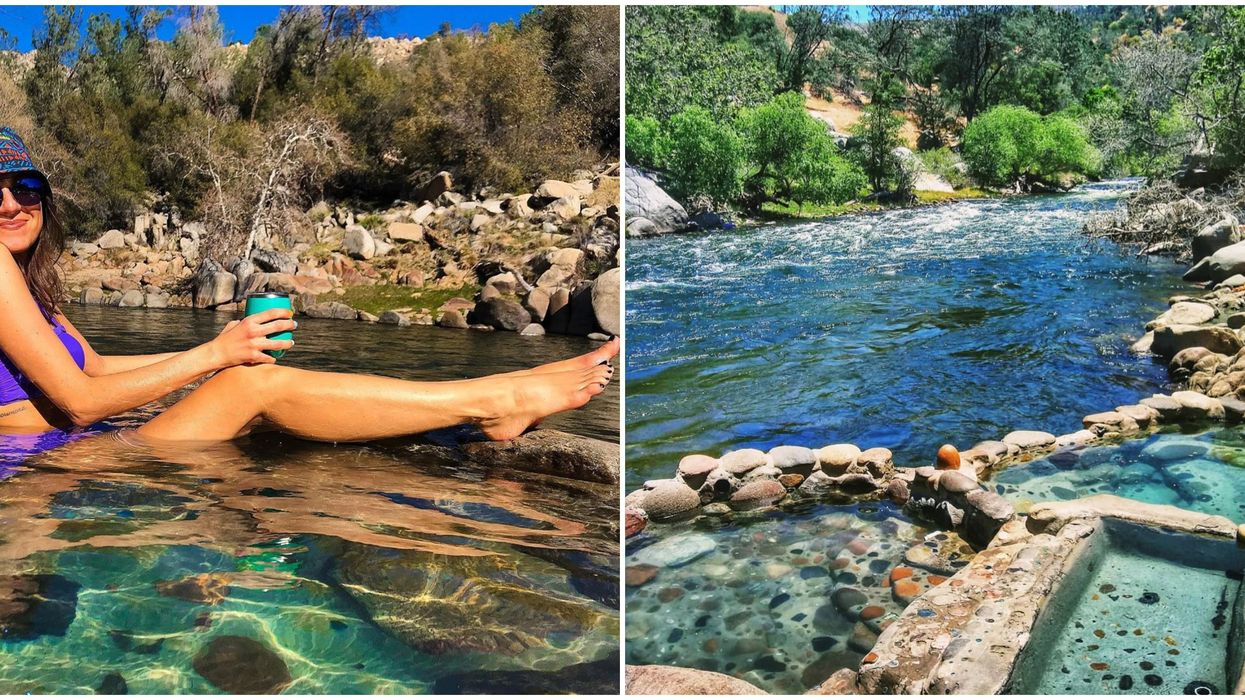 Remington Hot Springs In California Are Hidden Along The Banks Of A River