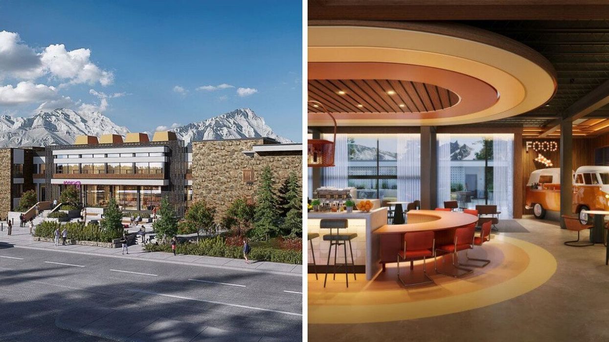 Rendering of Moxy Banff.