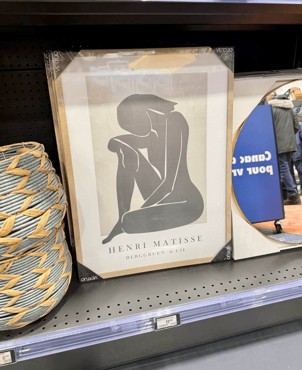 Reproduction sur toile Henri Matisse.