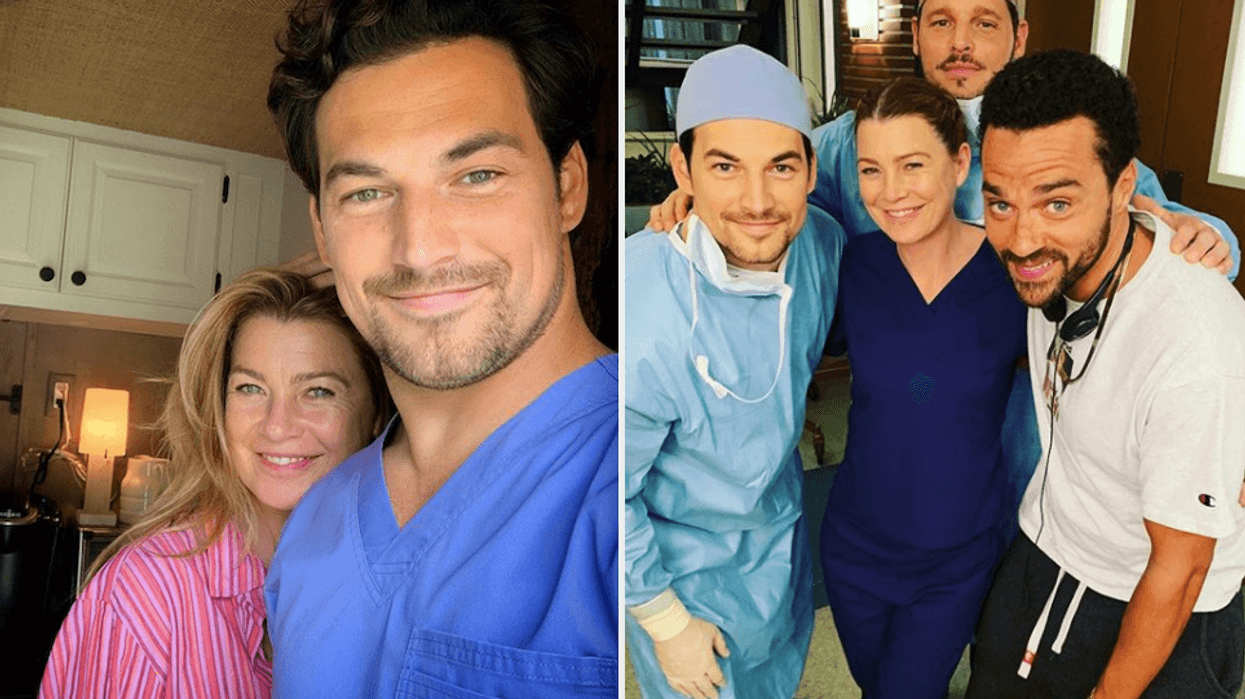 Reunited and it feels so good! Grey's Anatomy co-stars and on-screen lovers Giacomo Gianniotti and Ellen Pompeo were spotted out on a hike together over the weekend. The two actors, along with the rest of their cast and crew, have been on a filming hiatus since production was temporarily shut down in March.