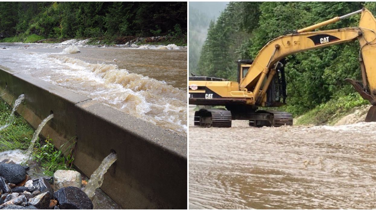 Revelstoke Floods Are Totally Submerging Parts Of Highway 1 In BC (VIDEO)