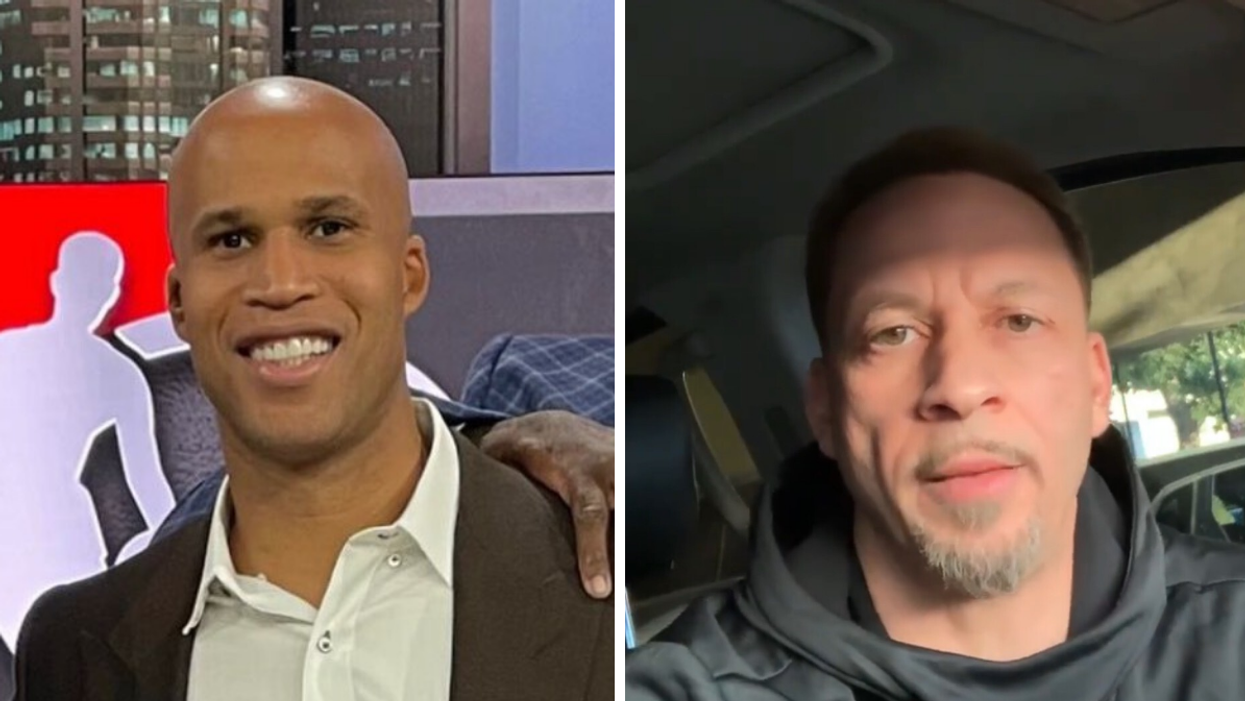 Richard Jefferson. Right: Chris Broussard.