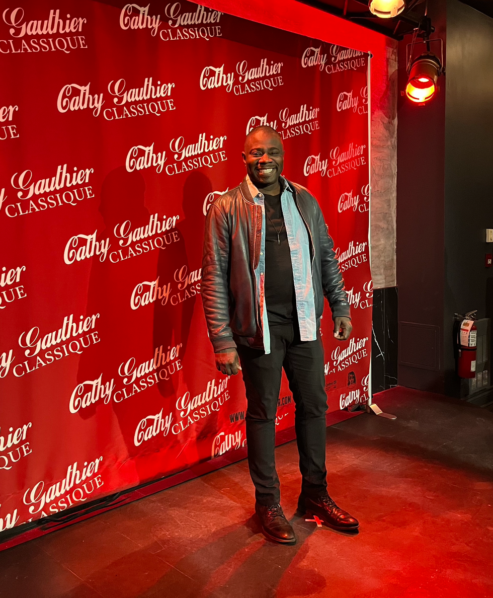 Richardson Z\u00e9phir \u00e0 la premi\u00e8re de Cathy Gauthier.