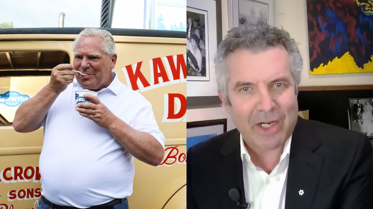 Rick Mercer Says To Imagine Ford Is Watching You If You Hook-Up During Ontario's Lockdown