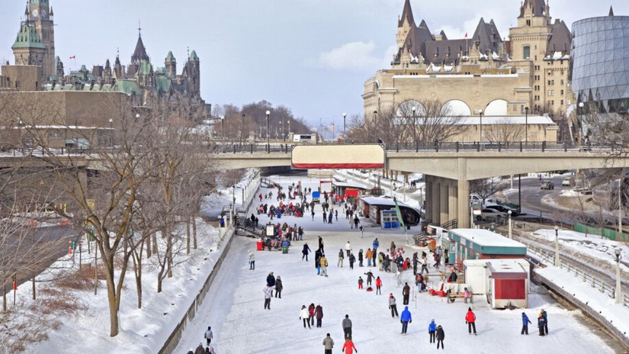 Rideau Canal Skateway in Ottawa.