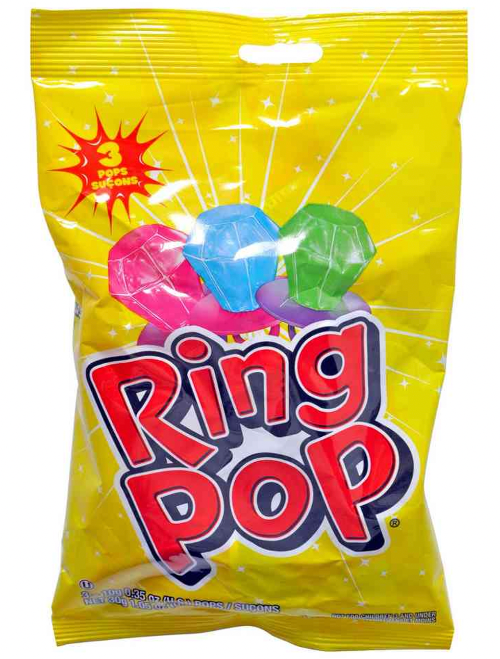 Ring pops at Dollarama.