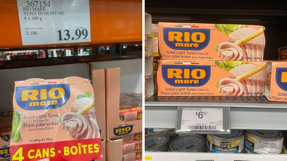rio mare tuna at costco and walmart