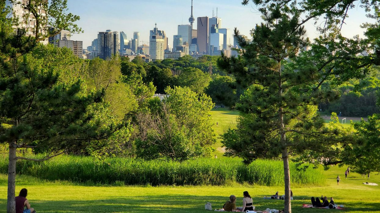 riverdale park and toronto skyline
