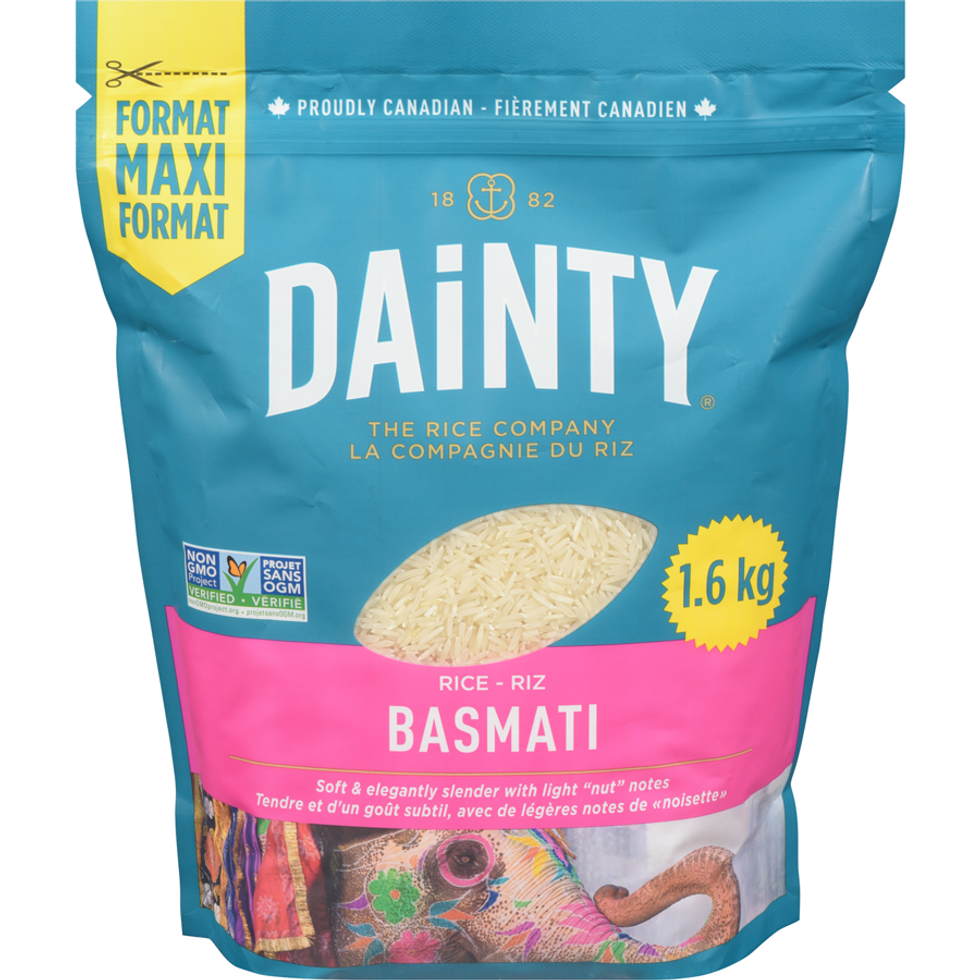 Riz basmati grand format de Dainty.