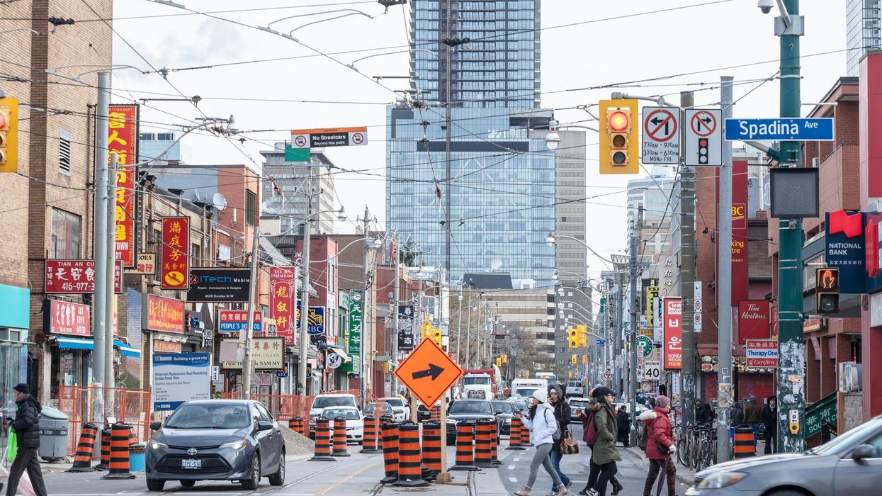 Road closures in Toronto.
