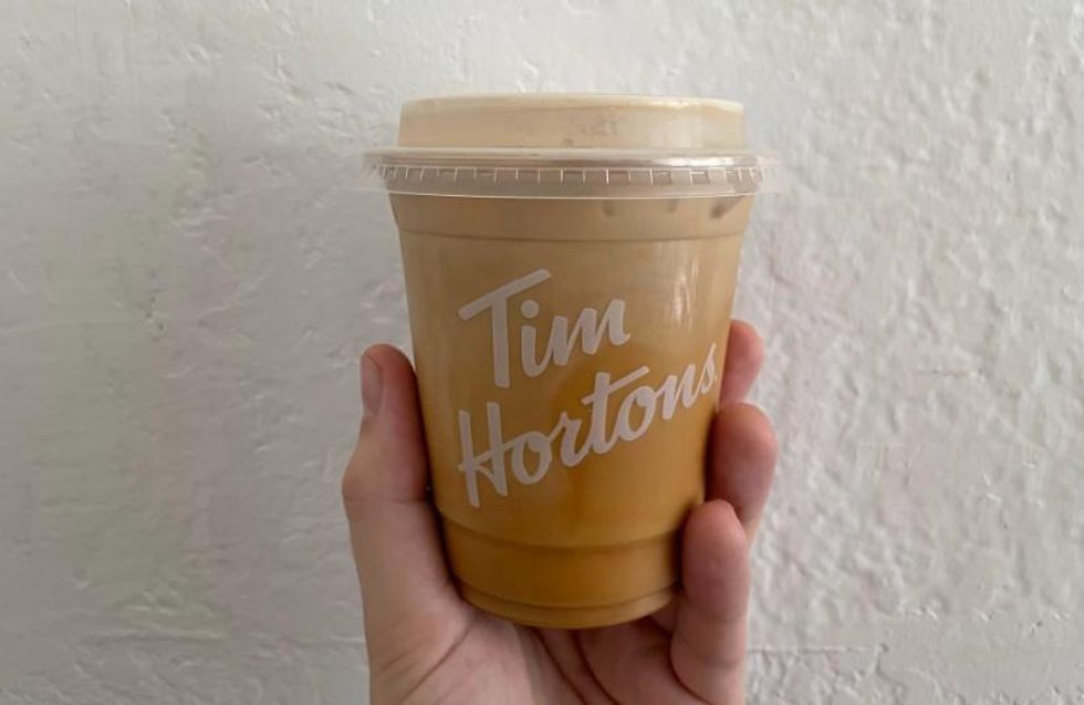 Roasted Hazelnut Cold Brew with Espresso Foam.