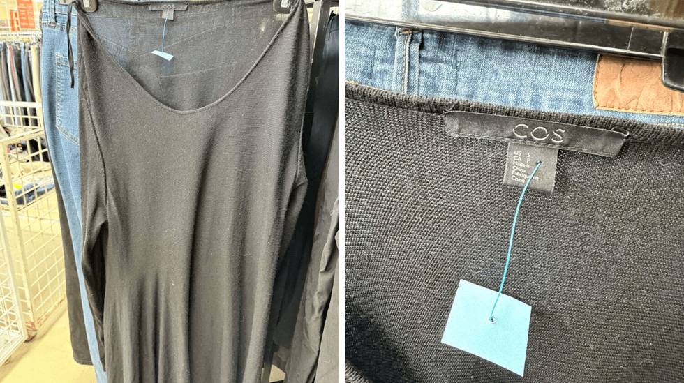 Robe de la marque COS en vente pour 2 $ Au Grenier Populaire des Basses-Laurentides.