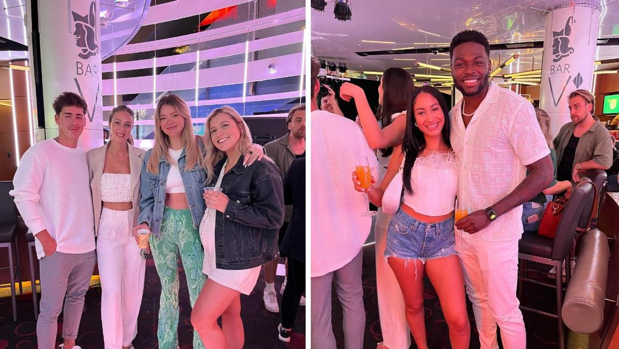 Robin, Alex-Anne, Clodelle, Alexandra d'OD. Droite : Ines et Stevens.