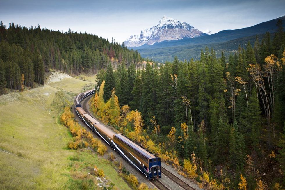 Rocky Mountaineer Train.