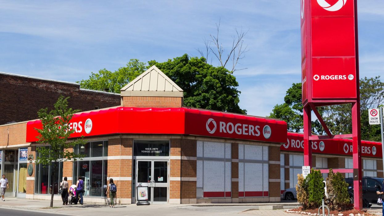 Rogers store in Toronto.