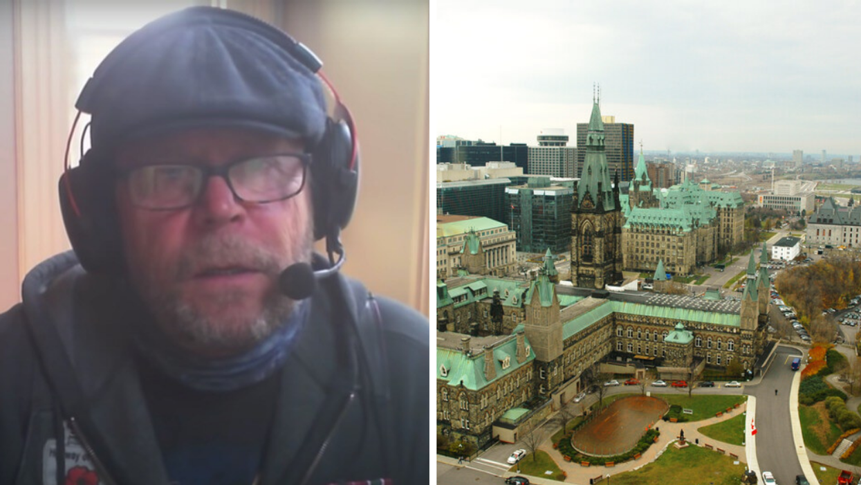 Rolling Thunder organizer Neil. Right: Downtown Ottawa.