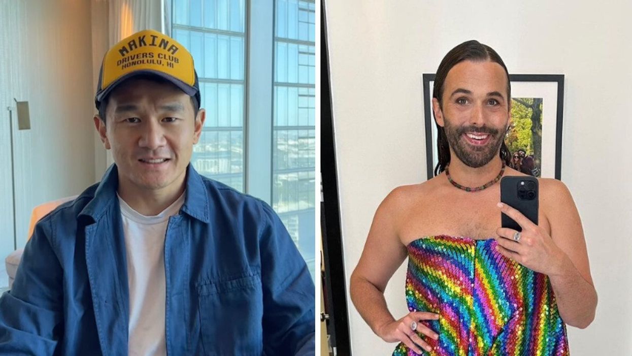 Ronny Chieng. Right: Jonathan Van Ness.