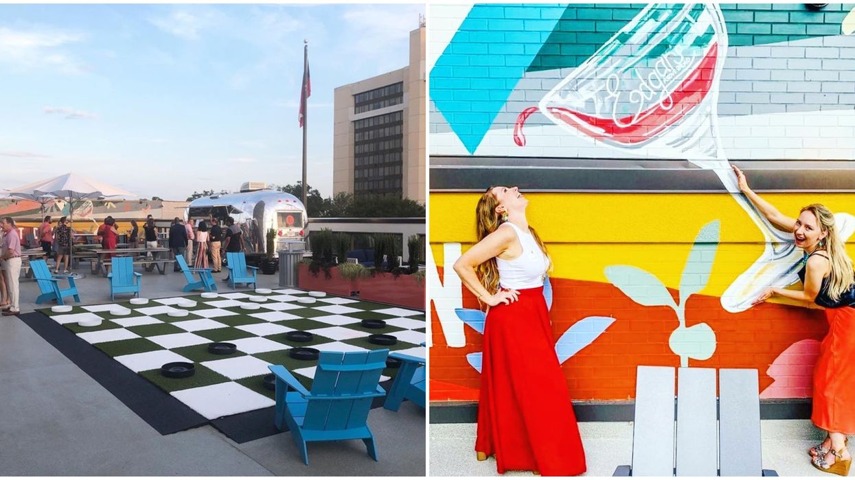 Rooftop Bar In Augusta Georgia Is A Colorful Adult Playground That Opens September 10