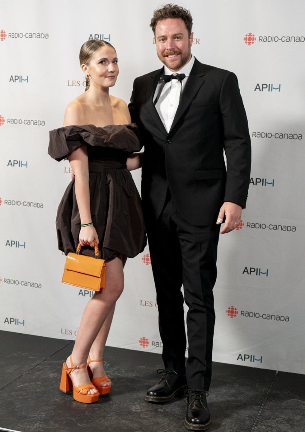 Rosalie Vaillancourt et Olivier Auger.