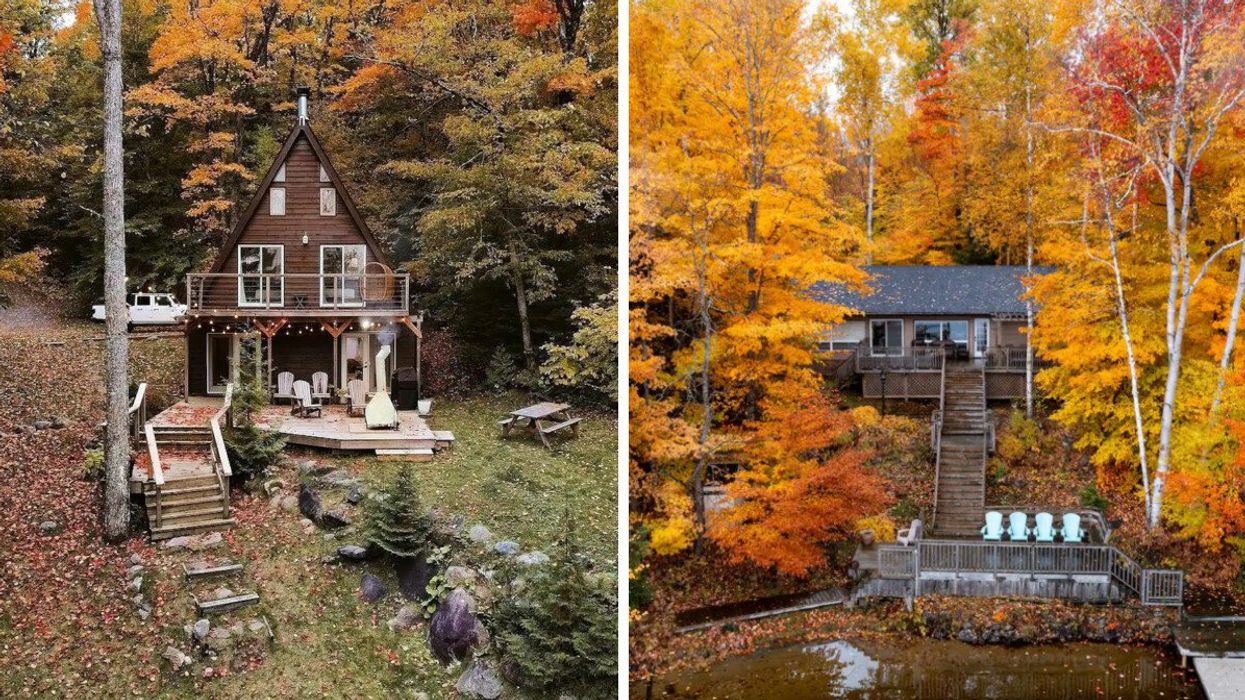 Rose-Eh Chalet. Right: Muskoka Lakes Cottage.