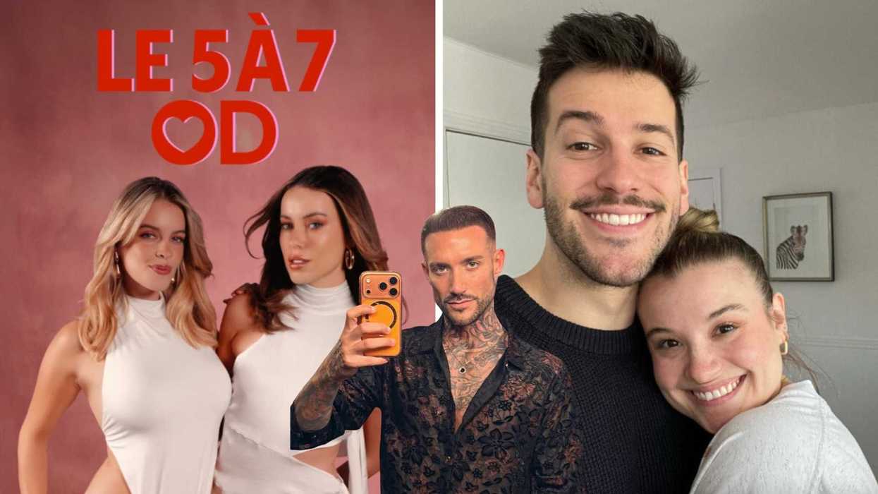 Rosemarie et Jessica du 5 à 7 podcast. Milieu : Rémi Desgagné. Droite : Claudie Mercier et Mathieu Pellerin.
