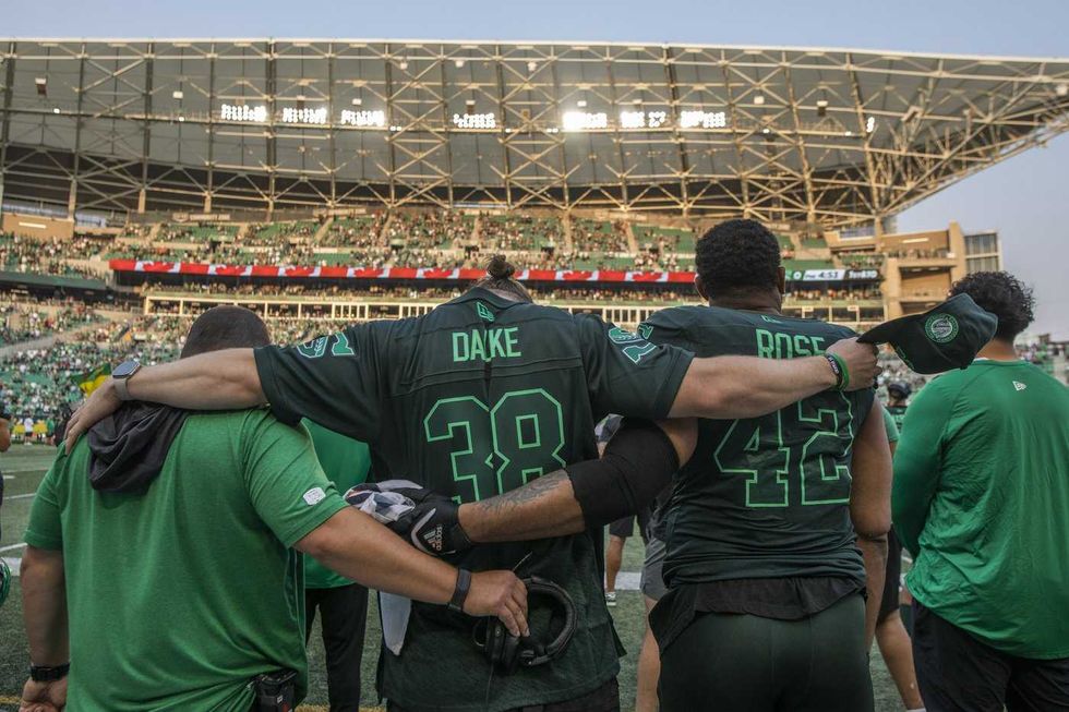 Roughrider fans pay tribute to player, man