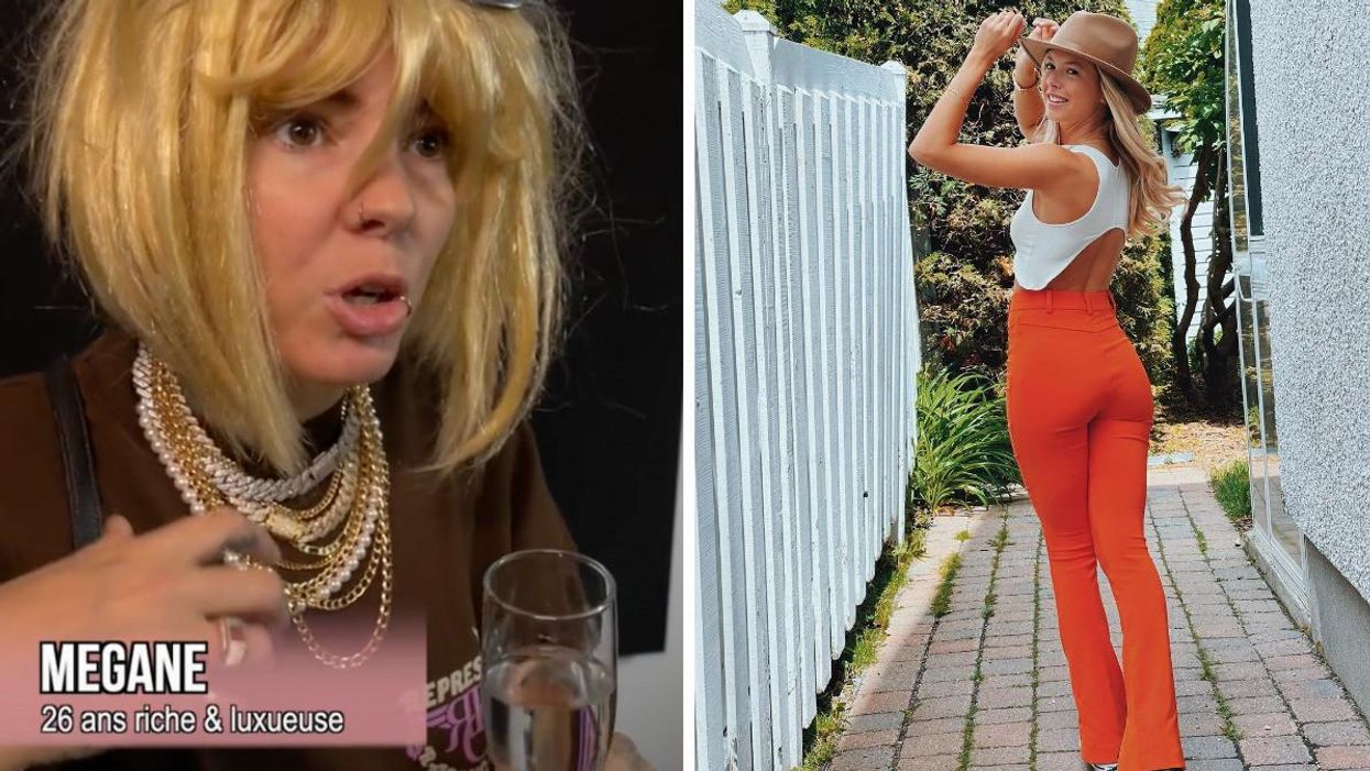 Roxane Bruneau. Droite : Mégane Occupation Double Martinique.