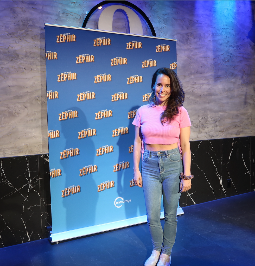 Roxane Gaudette-Loiseau au premier one-man show de Richardson Z\u00e9phir.