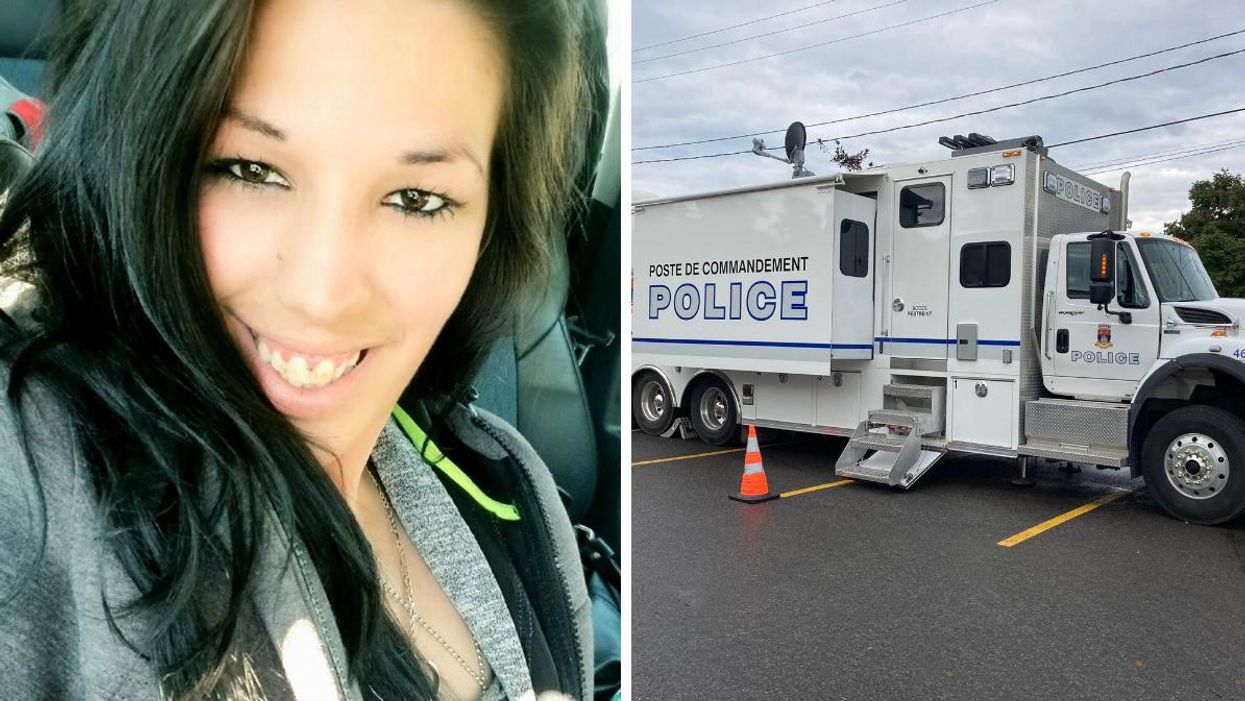 Roxane Neault-Livernoche. Droite : poste de commandement à Québec.