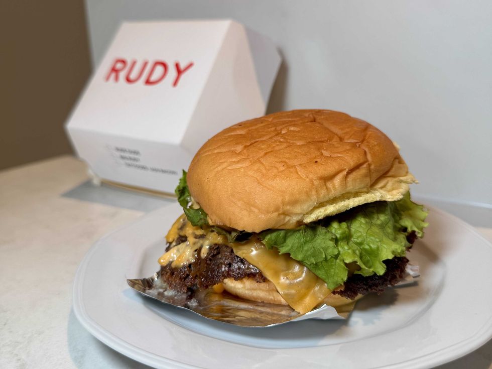Rudy burger.