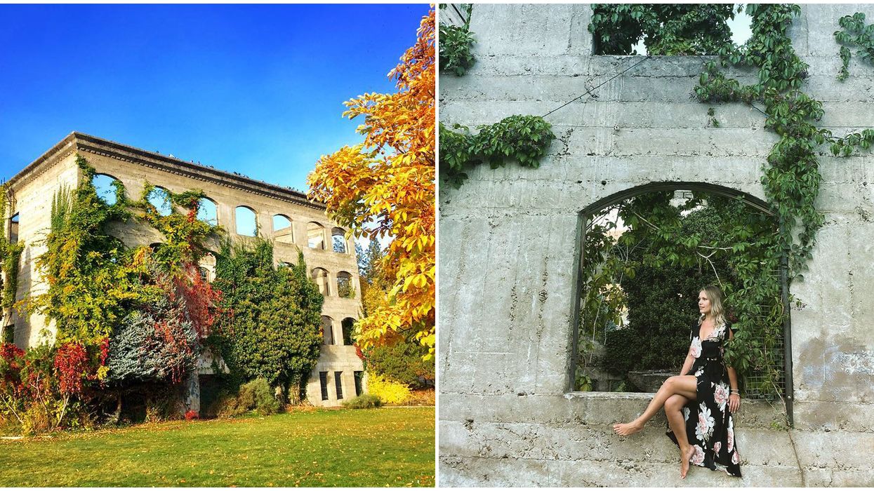 Ruins Near Kelowna Are So Mysterious & Perfect For A Fall Road Trip