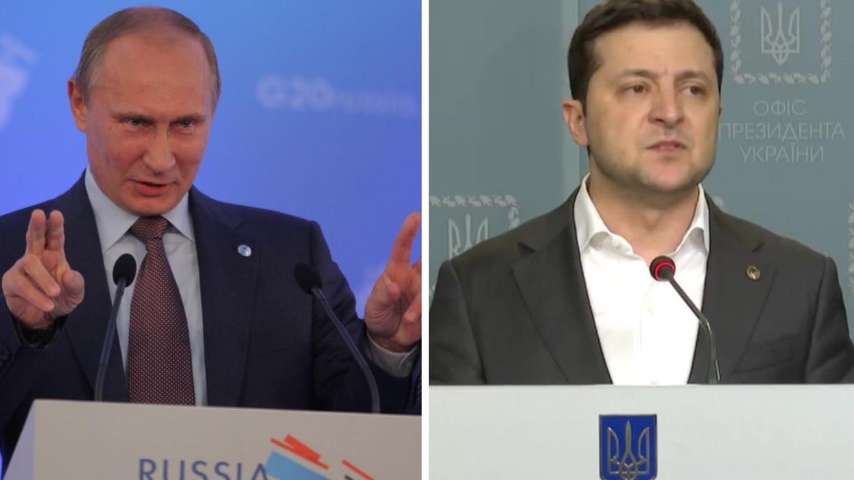 Russia Claims It's Invading Ukraine To Fight 'Nazis' & Ukraine's President Says That's BS