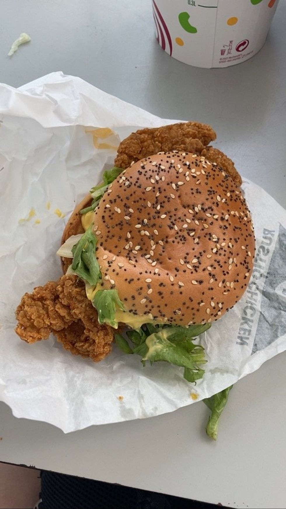 Rustic Chicken sandwich.