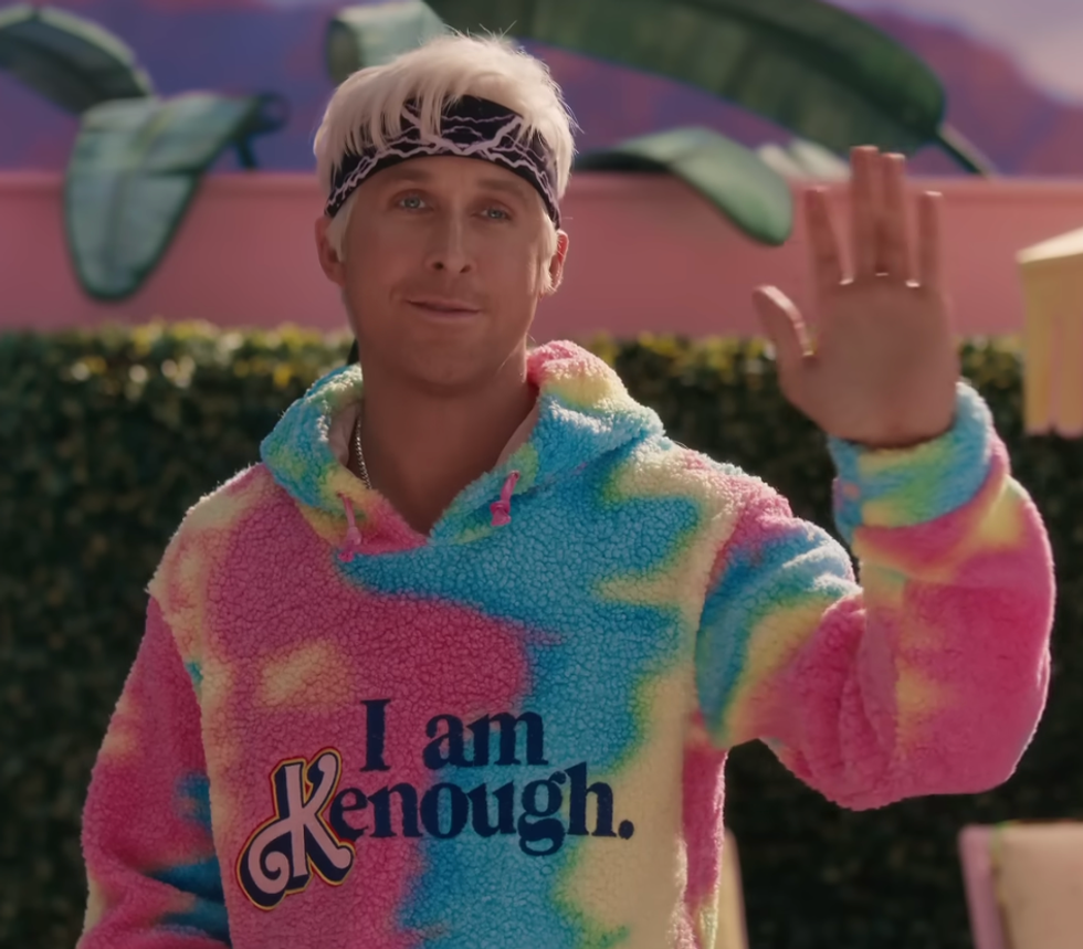 Ryan Gosling as Ken in the 2023 Barbie film.
