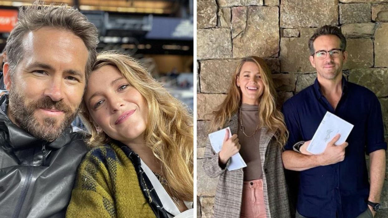 Ryan Reynolds and Blake Lively together.