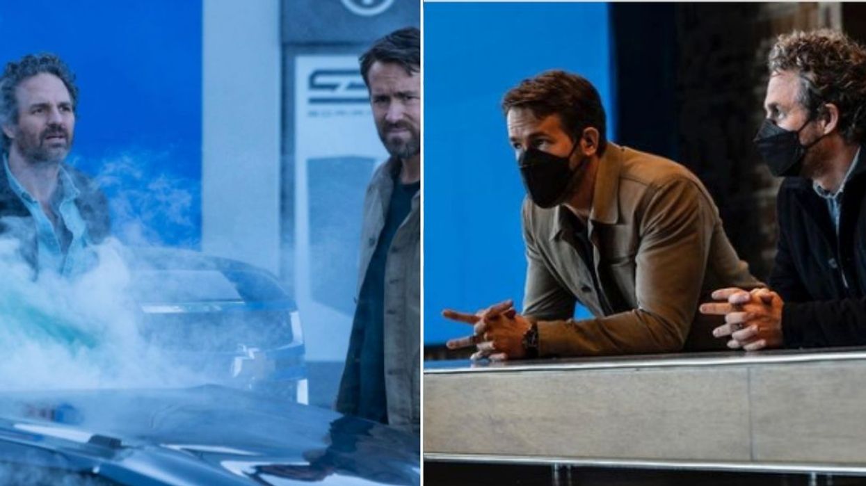 Ryan Reynolds Just Called Mark Ruffalo His 'Friend From Work' While Filming In Vancouver