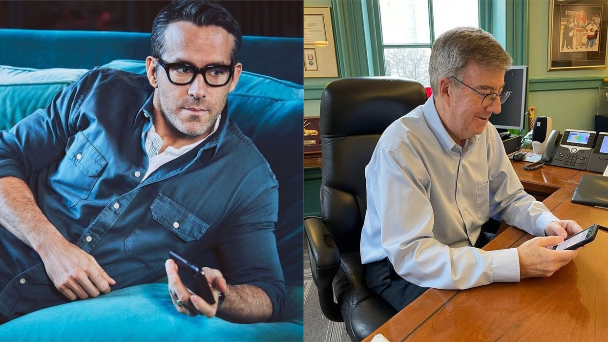 Ryan Reynolds' Ottawa Love Continues With Him Liking The Mayor's Pride Socks Tweet