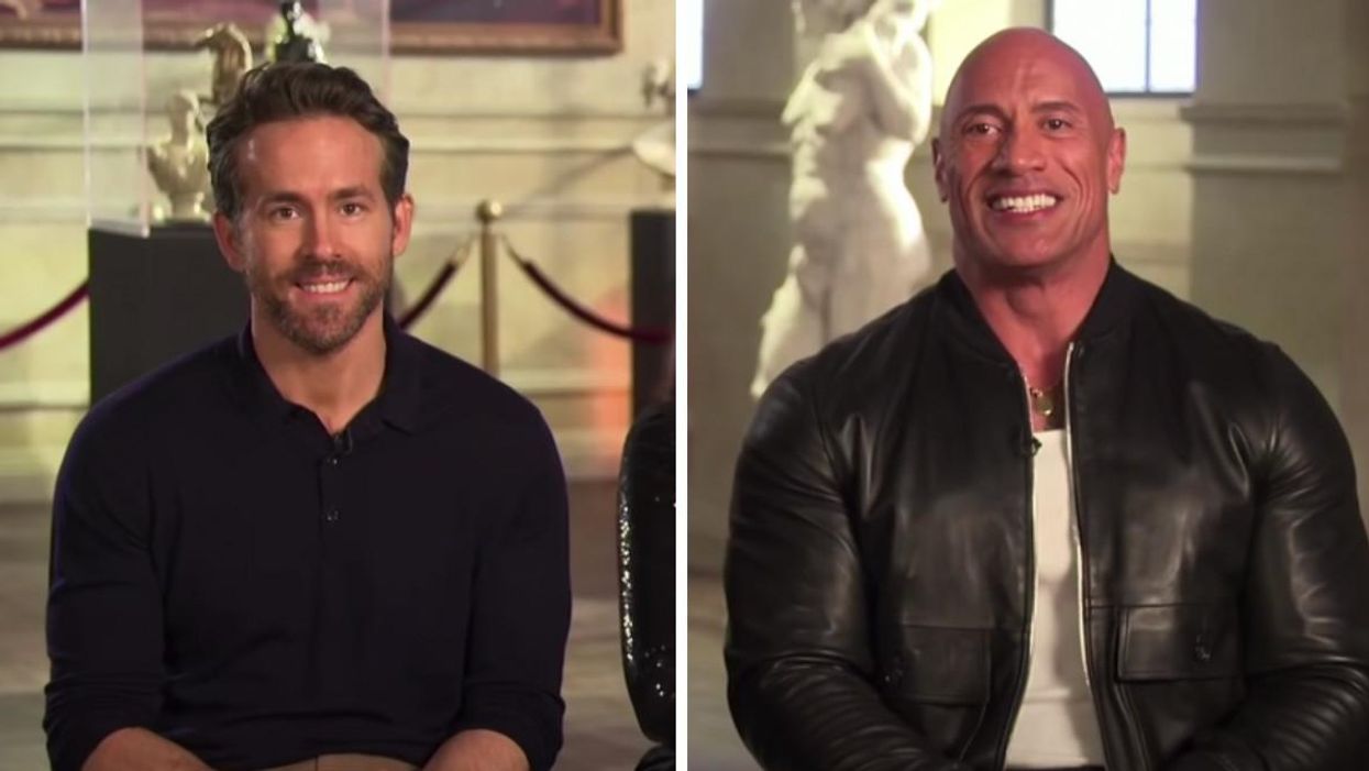 Ryan Reynolds Said The Back Of Dwayne Johnson's Head Looks Like A Penis & We Can't Unsee It
