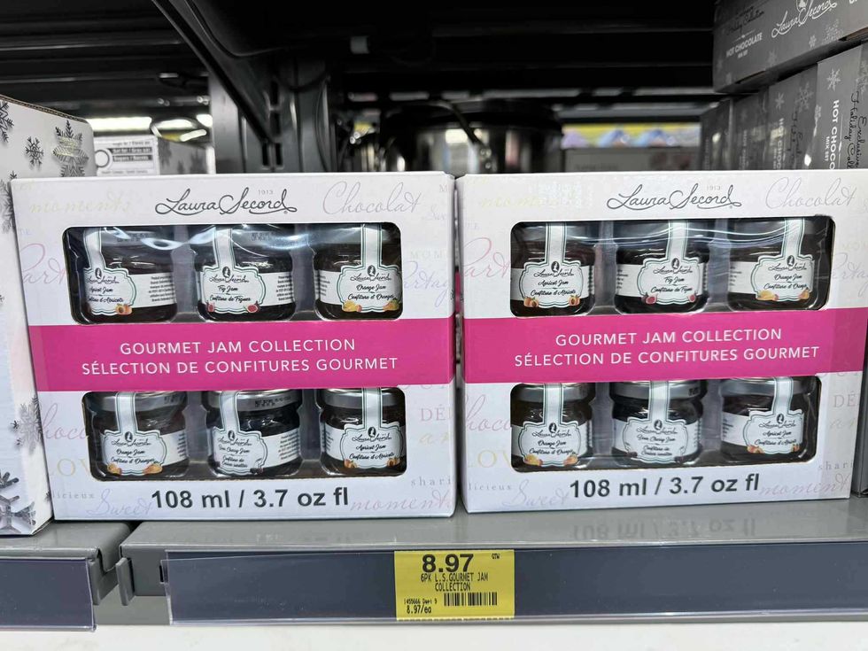 S\u00e9lection de confitures Laura Secord en vente au Tigre G\u00e9ant pour 8,97 $.