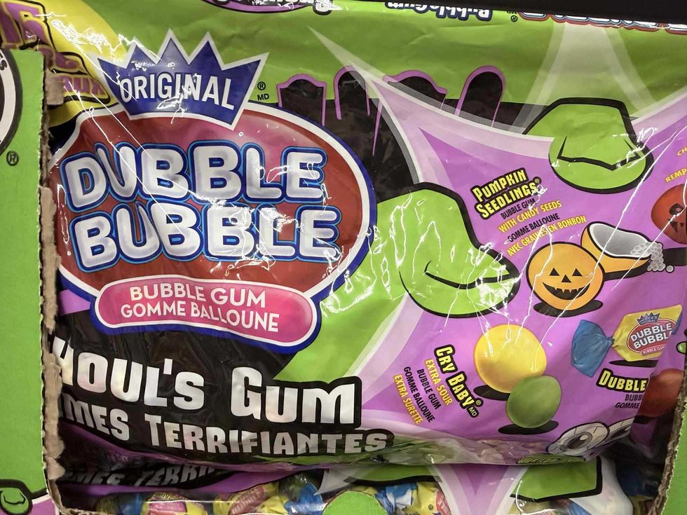 Sacs de gommes vendus au Walmart.