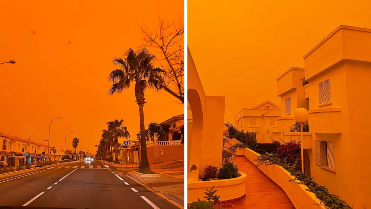 Sahara Dust in Spain.