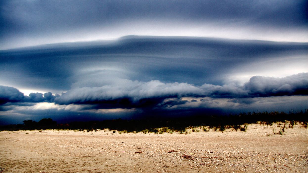 Saharan Dust Cloud Storm Shield Leaving Florida While Tropical Disturbance Develops