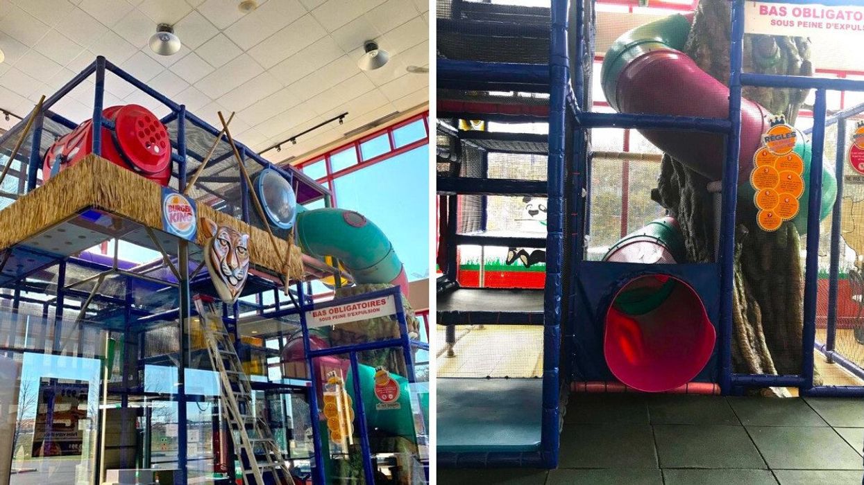 Salle de jeux du Burger King.